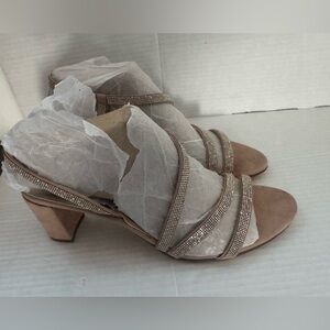 Naturalizer Women's Vanessa 2 Evening Heeled Rhinestone Sandals Heels Shoes 11